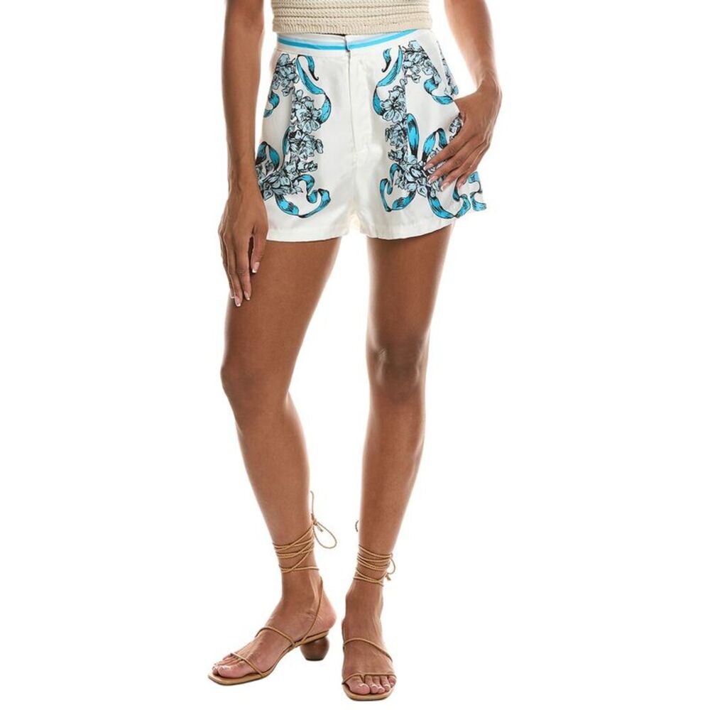Cynthia Rowley Womens  Marseille Silk Short